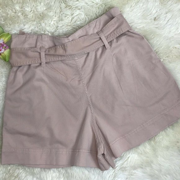NWT Topshop Utility Stretch Twill Tie Belt Shorts - Picture 8 of 12